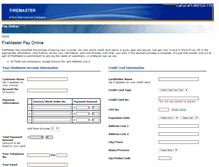 Tablet Screenshot of firemasterpayonline.com